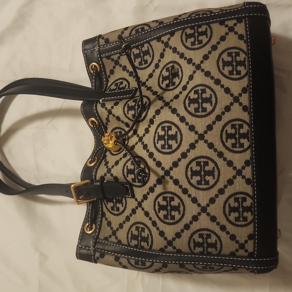NWT Tory Burch T Monogram Jacquard Small Tote